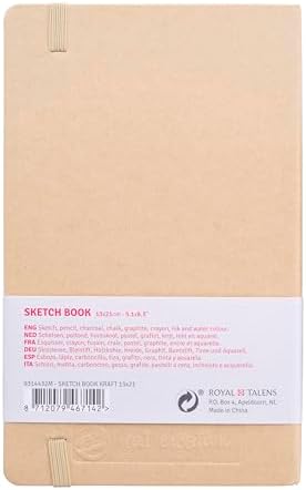 Talens Japan T9314-432M 452213 Art Creation Sketchbook, Drawing Notebook, 5.1 x 8.3 inches (13 x 21 cm), Craft Paper