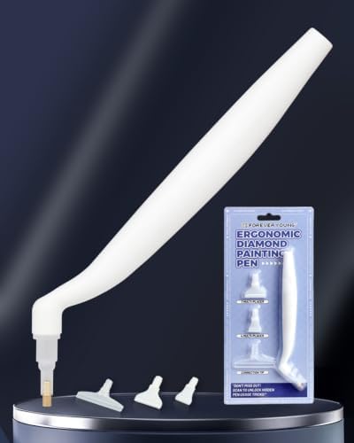 forever young Ergonomic Diamond Painting Pen with 4 Tips, Wrist-Friendly