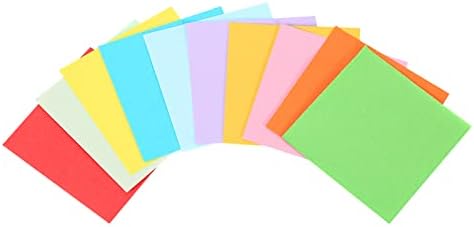 520 Sheets Small Origami Paper, 5 x 5cm Double Sided Color Origami Paper Cranes, 10 Colors Folding Paper Pastel for Beginners or Craft Enthusiasts to Fold Roses, Flowers