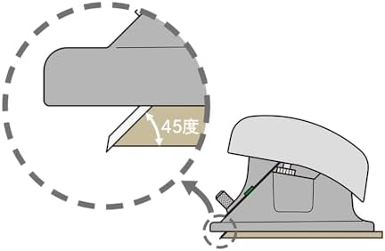 NT Professional Mat Cutter, 45 Degree Bevel Mat Board Cutter with Oval Ergonomic Grip, 1 Cutter (CUT-45)