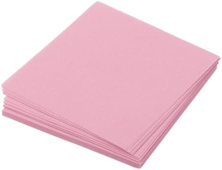 MECCANIXITY 50 Sheet Origami Paper Double Sided Pink 2x2 Inch Square Sheet for Art Craft Project, Beginners, Gifts Decor