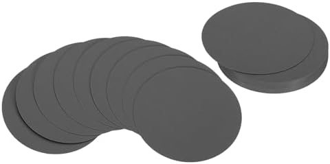PATIKIL 5inch Circle Card Stock, 36Pcs Round Shape Cutouts Paper Thick Cardstock Coaster for DIY Craft Projects Classroom Bulletin Board Decor, Black