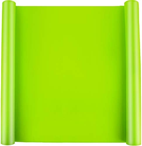 LEOBRO Silicone Mat, 23.4” x 15.6” Green Silicone Mats for Crafts, Resin Molds, Desk Mats, for Resin, Clay, Paint, Arts and Crafts, 1 MM Thick
