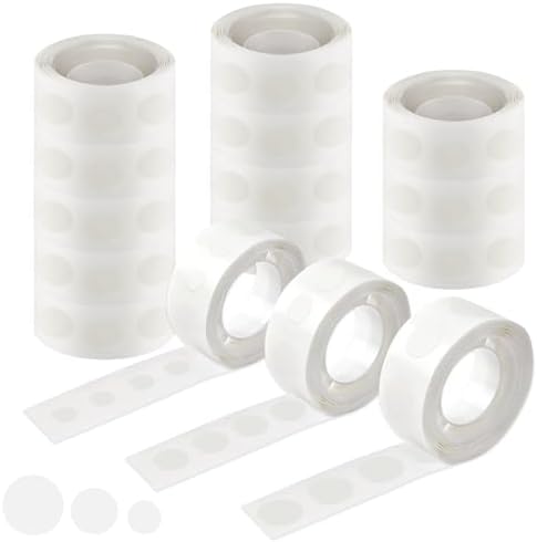 UPINS 3000Pcs Glue Points Dots Removable Balloon Glue Adhesive Dots