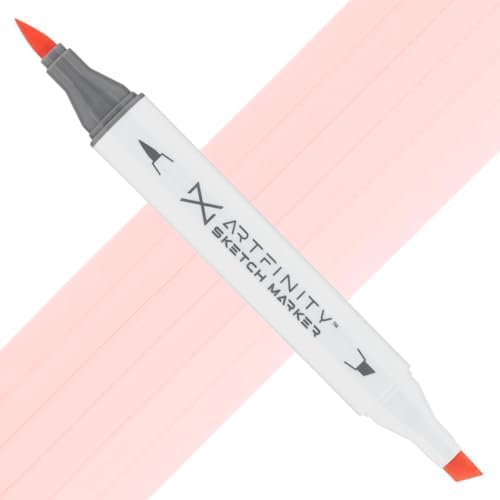 Artfinity Sketch Markers - BAllet Pink R2-1, Vibrant, Professional, Dye-Based Alcohol Markers for Artists, Drawing, Travel, & More
