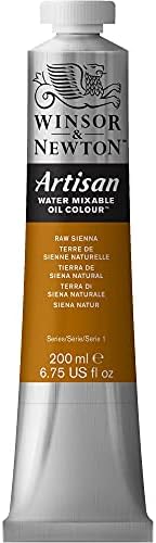 Winsor & Newton Artisan Water Mixable Oil Paint, 200ml, Raw Sienna