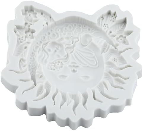 Flower Fairy Polymer Clay Mold Fairy Angels Sun Moon Silicone Molds