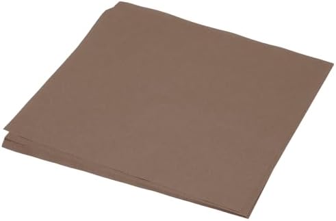 MECCANIXITY 50 Sheet Origami Paper Double Sided Brown 10x10 Inch Square Sheet for Art Craft Project, Beginners, Gifts Decor