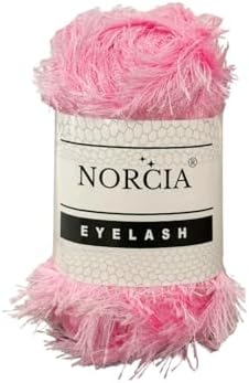 Eyelash Yarn Fun Fur Yarn(100g-3.5oz) (153yds-140mt) Fuzzy Premium Soft Crochet DIY Hand Knitting 100% Polyester
