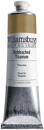 Williamsburg Artist Oil Colors, Unbleached Titanium, 150 ml Tube