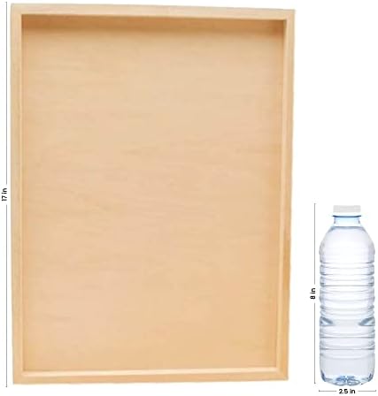 Wood Canvas 11 x 17 x 3/4-inch, Pack of 2 Wooden Sign Blanks with Frame, Wood Cradled Panels for Crafts & Home Decor, by Woodpeckers