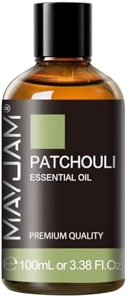MAYJAM Patchouli Essential Oil for Diffuser Soap Candle Making, 3.38FL.OZ
