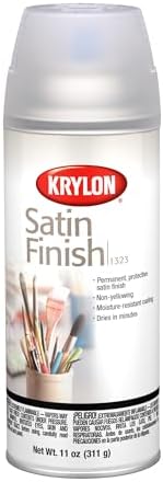 Krylon Satin Finish, Clear, 11 oz