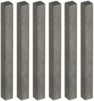 PATIKIL Compressed Charcoal Sticks, 6 Pack 4B Grade Art Supplies Sketch Square Stick for Artist Drawing Sketching Shading Painting, Black
