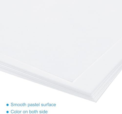 MECCANIXITY 50 Sheet Origami Paper Double Sided White 5.5x5.5 Inch Square Sheet for Art Craft Project, Beginners, Gifts Decor