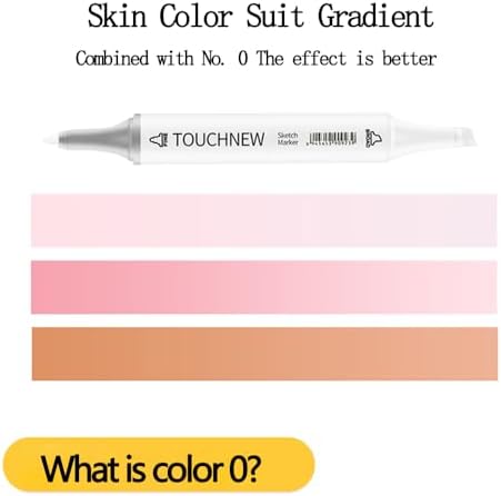 10Pcs Alcohol Markers Pure Color Series,T6 Upgrade Dual Tip Art Solid Color Markers Set for Adults Beginner Drawing Sketching DIY Crafts (Colorless Blender)