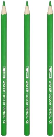 PATIKIL Watercolor Pencils, Light Green Color Pencil Set Sketch Coloring Drawing Colored Pencils Bulk Artist Drawing Supplies for Adult Coloring Book Blending, 3 Pcs