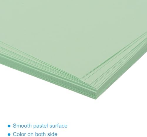MECCANIXITY 50 Sheet Origami Paper Double Sided Light green 2x2 Inch Square Sheet for Art Craft Project, Beginners, Gifts Decor