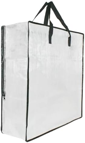 GONGKANGYUAN 25 Gallon Large Clear Storage Bags with Zipper and Handles, Blanket Bags for Closet Storage, Underbed Storage Organizer for Clothes Pillow Bedding Christmas Wreath