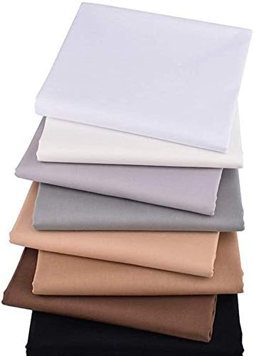 Aubliss 8pcs Fat Quarter Fabric Bundles (100% Cotton - 20'' x 20'')