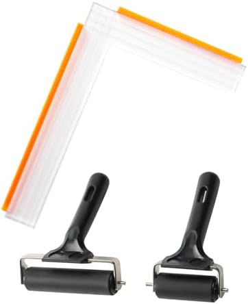 UCEC 3 Pack Paper Positioning Tool 6x8 Inch with Brayer Roller Set