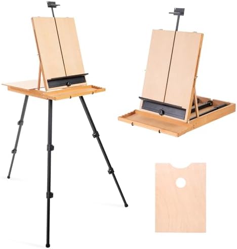 Falling in Art Large French Style Easel, Portable Field & Studio Sketchbox