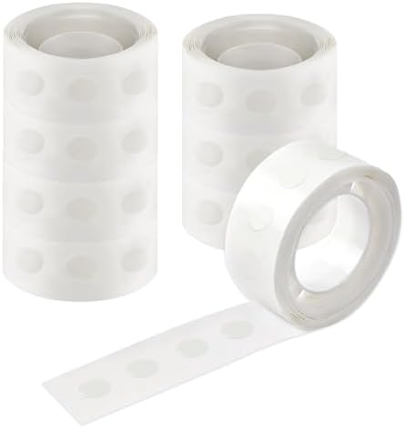 UPINS 800Pcs Glue Points Dots 6mm Removable Balloon Glue Adhesive Dots