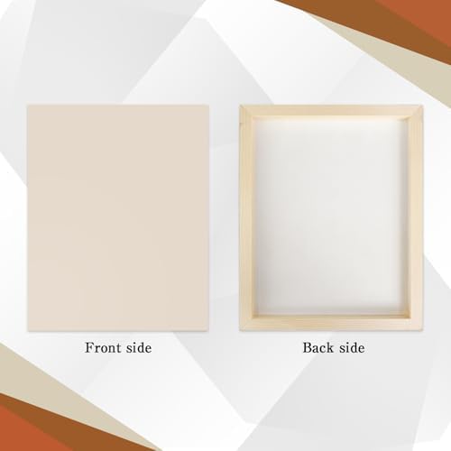 12 Pcs Wood Panels 8 x 10 inch Unfinished Wooden Canvas Board for Painting Arts Pouring Oils Acrylics