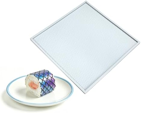 Silicone Cake Decorating Mold Hollow Out Fish Scale for Baking