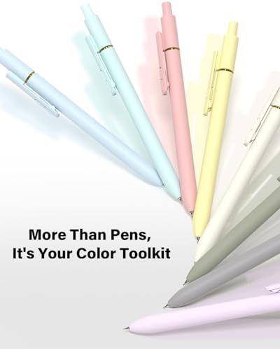 inkipen Blue Ink Fidget Pens, 8 Pcs 0.5mm Fine Point