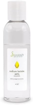 Sodium Lactate 60% USP Pure for Soap Making & Lotions 4 oz