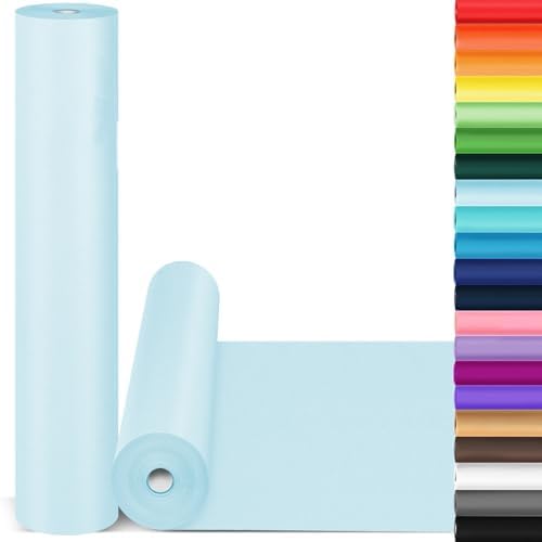 Wrapping Paper, 15"x900" Light Blue Bulletin Board Craft Kraft Paper Roll