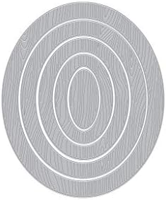 Hero Arts DI716 Infinity Dies, Oval Woodgrain Frames Infinity