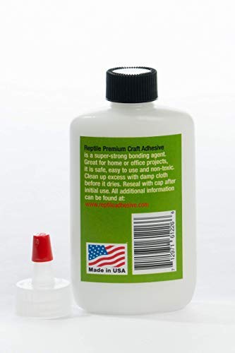 REPTILE Premium Craft Adhesive 2 oz Dries Clear-Order and Ship Above 40 Degrees F