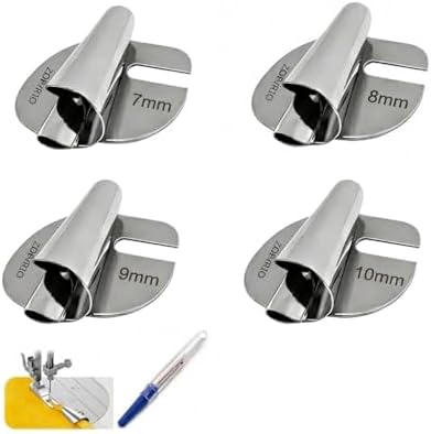 4PCS Universal Sewing Rolled Hemmer Foot for Sewing Machine