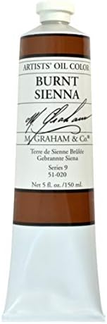 M. Graham Artist Oil Paint Burnt Sienna 5oz Tube