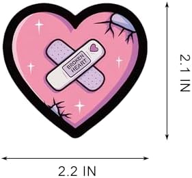 Pastel Horror 50 Pcs, Goth Pink Aesthetic Witchy Stickers for Adults Teens, Skull Crystal Waterproof