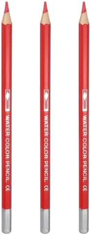 PATIKIL Watercolor Pencils, Red Color Pencil Set Sketch Coloring Drawing Colored Pencils Bulk Artist Drawing Supplies for Adult Coloring Book Blending, 3 Pcs