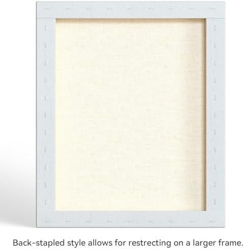 PHOENIX 20x24 Inch 2 Pack Gallery Canvas - 1.5 in Thick Large Canvases for Painting - Deep Edge 100% Cotton 11 Oz. Gesso Primed White Blank Professional Canvas Oil & Acrylic Paints