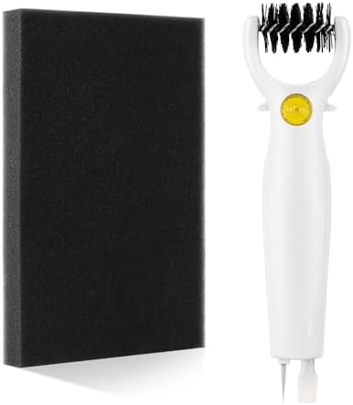 Craft 3 in 1 Multipurpose Craft Tool Set, Die Brush, 3-in-1 Weeding Tool, Brush, Scrape, Pierce, Embossing and Die Cutting Accessory, Retractable Design, DIY Scrapbooking Supplies Die Paper Remover