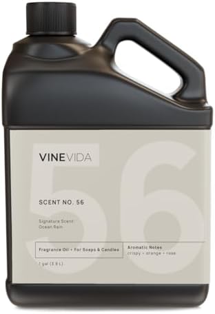 VINEVIDA [128oz] Ocean Rain Fragrance Oil for Candle and Soap Making - Made in USA Natural Scents