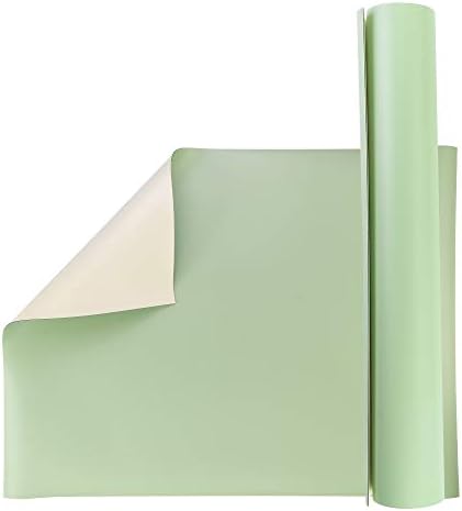 Pacific Arc Vinyl Board Cover. Self Healing and Stain Resistant Green/Ivory Sheet, 31 inches bt 42 inches