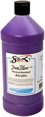 Sax Heavy Body Acrylic Paint for School and Arts and Crafts Use, Violet, 1 Quart
