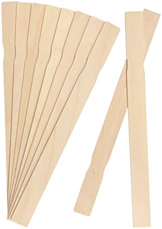 5 Pack Paint Stir Sticks, Wooden Sticks for Crafting, 12 Inch Paint Sticks for Mixing Epoxy and Resin, Paint Stirrers