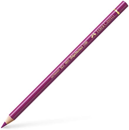 Faber-Castell Polychromos Artists' Single Pencil - Colour 125 Middle Purple Pink