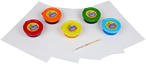 Crayola Spill Proof Paint Set Washable Paint Set for Kids, Arts & Crafts