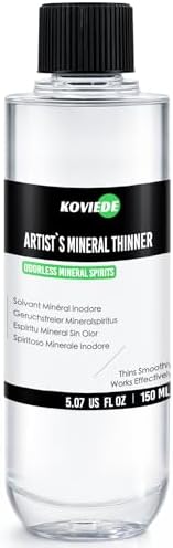 KOVIEDE Odorless Mineral Spirits 5.07 fl oz (150ml), Anti-Leak Design