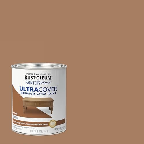 Rust-Oleum Painter's Touch Latex Brush-On Paint, Satin Nutmeg