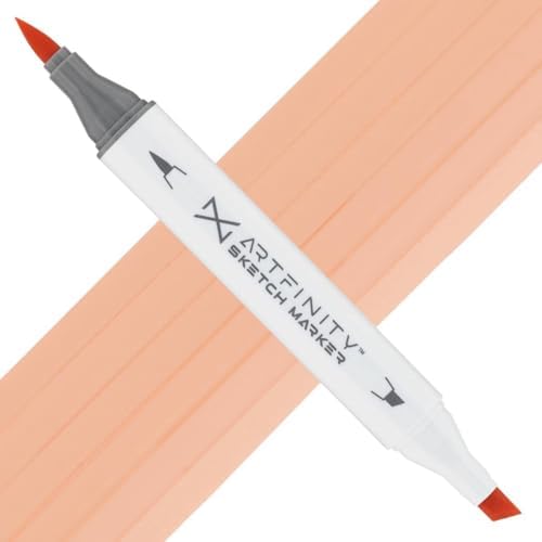 Artfinity Sketch Markers - Light PEach YR3-2, Vibrant, Professional, Dye-Based Alcohol Markers for Artists, Drawing, Travel, & More