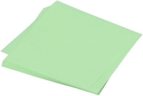 MECCANIXITY 50 Sheet Origami Paper Double Sided Light Green 5x5 Inch Square Sheet for Art Craft Project, Beginners, Gifts Decor